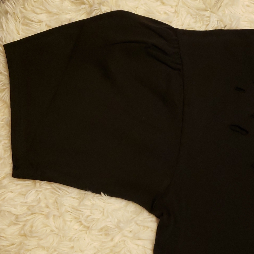 Abound Black Distressed Midi XXL Nwot - Picture 7 of 8